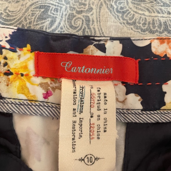 Anthropologie cropped cotton pant - Picture 5 of 7